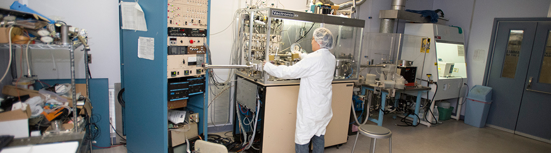 researchers working in clean room