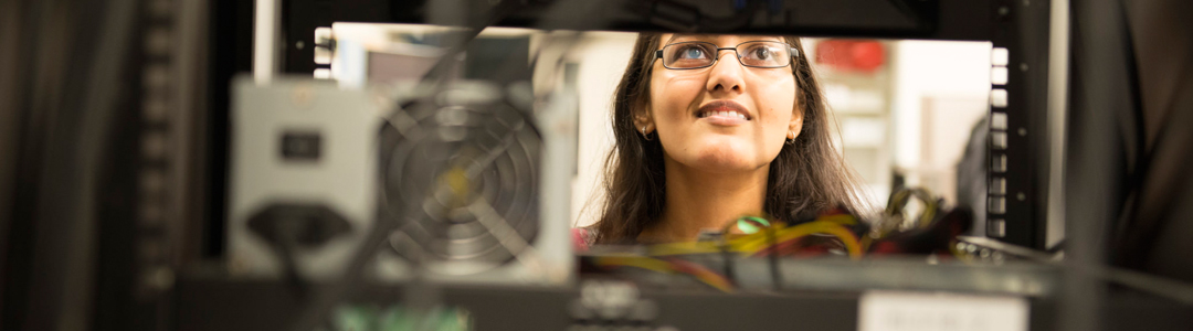 female research at work in the lab