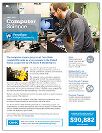computer science undergraduate major PDF