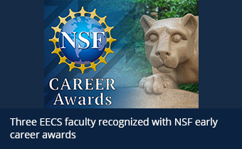 Three EECS faculty recognized with NSF early career awards