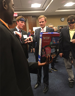 Penn State students show congressional staffers their research